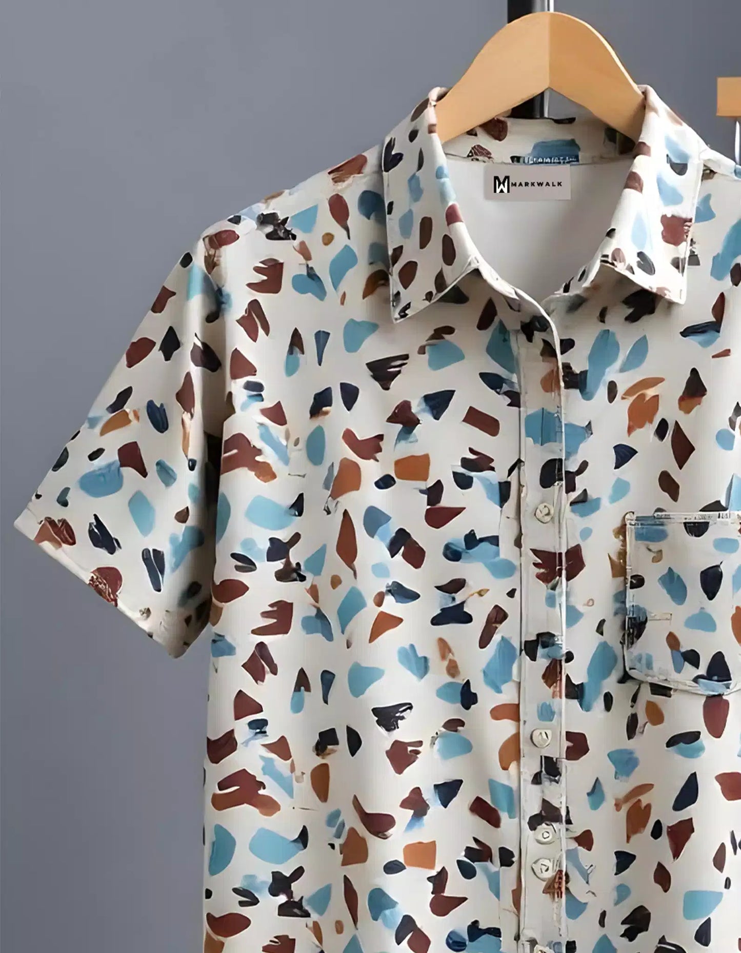 Cream Spots Mens Full Set Trouser and Shirt Half Sleeves - XPCRDF